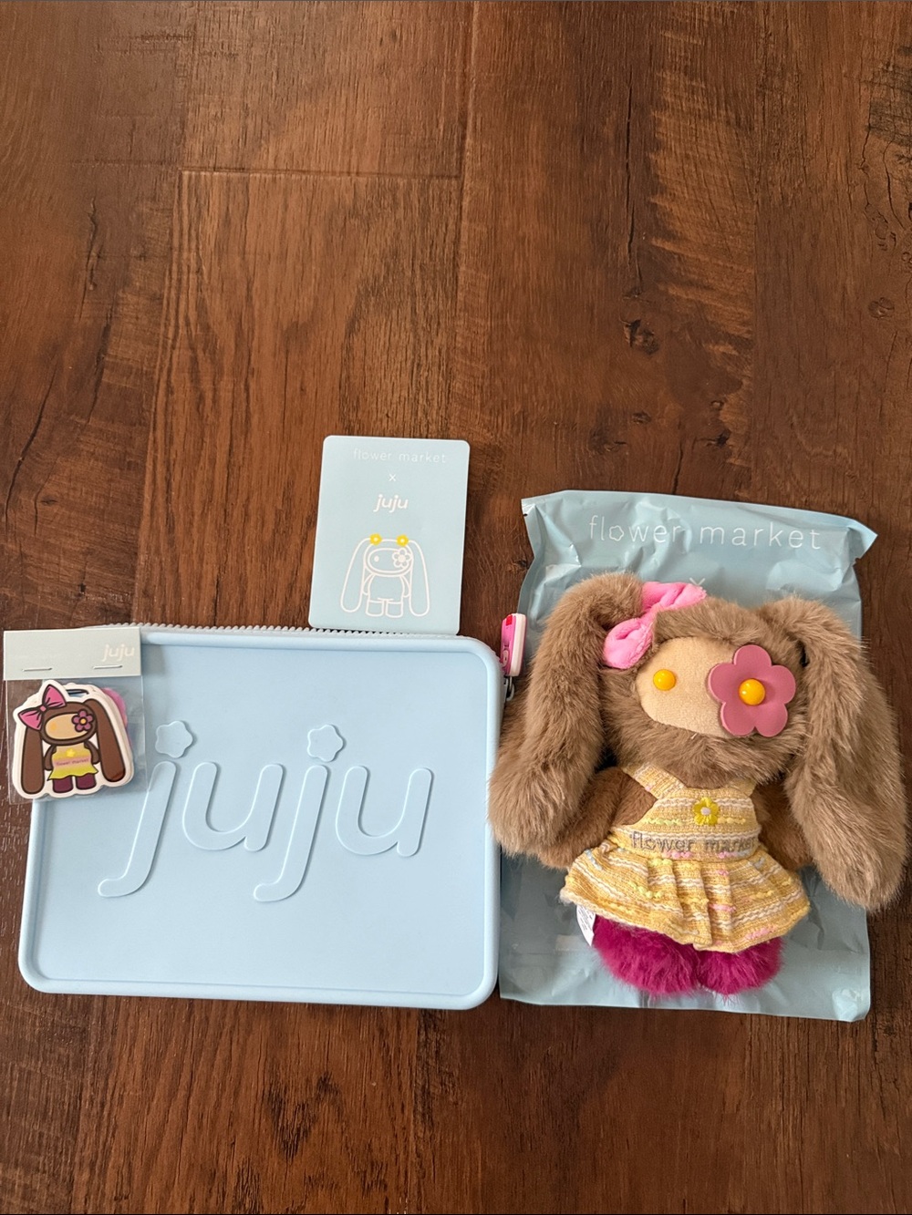 juju Flower Market Plush Bunny- Kenny